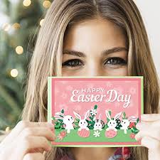 2Pcs Happy Easter Day Cutting Dies Stencils Rabbit Grass Egg Pattern Carbon  Steel Stencil Templates