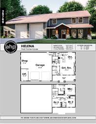 Post Frame Home Barndominium Plan Helena Metal House Plans Barn House Plans Pole Barn House Plans