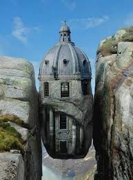 Kjerag Tower By By Norrit It Was An Entry In The Bizarrchitecture 4 Contest At Worth1000 Unusual Buildings Crazy Houses Breathtaking Places