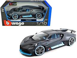 Bugatti Divo Matt Gray With Blue Accents 1 18 Diecast Model Car By Bburago Www Dhusadiecastcars Com Dhusadiecastcars Di Diecast Model Cars Bugatti Car Model