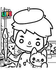 Perfect christmas gift with +30 design and high quality paper for the toca life lovers great for toddlers, kids and adults ( with bonus activity pages ) by sarah leblanc. Toca Boca Coloring Pages Download And Print Toca Boca Coloring Pages
