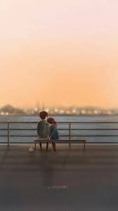 Just Between Lovers Wallpaper Couple Cartoon Cute Couple Art Cute Love Cartoons