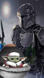 A Very Mandalorian Christmas Star Wars Art Star Wars Artwork Star Wars Wallpaper
