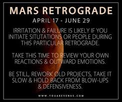 Mars Retrograde Astrology You Are Venus Retrograde
