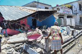Haiti wurde kürzlich von einem schweren erdbeben heimgesucht.: Axtm Ziatz Dcm