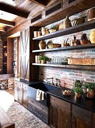 Brick wall kitchen old brick wall brick walls brick archway moveable kitchen island kitchen islands stylish kitchen rustic kitchen cozy kitchen. 95 Stylish Kitchens With Brick Walls And Ceilings Digsdigs