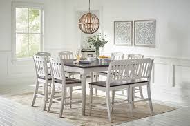 Check out our counter height table selection for the very best in unique or custom, handmade pieces from our kitchen & dining tables shops. Jofran Orchard Park Counter Height Dining Table With 6 Chairs And Bench Value City Furniture Dining 7 Or More Piece Sets