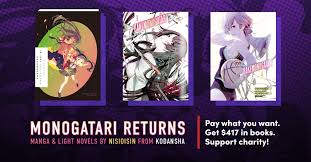 Humble Bundle Hosts MONOGATARI Returns: Manga & Light Novels Bundle