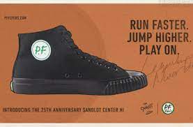 Sandlot pf flyers famous quotes & sayings. Run Faster And Jump Higher With The Pf Flyers Limited Edition 25th Anniversary Sandlot Center Hi Kicksonfire Com