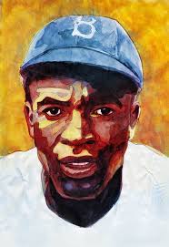 Andy Heckathorne Jackie Robinson Baseball Art Sports Art His is a legacy of perseverance, love, and discipline. andy heckathorne jackie robinson