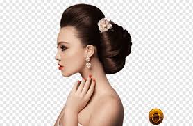 This loosely braided updo features a large braid with a messy style at the bottom of the hair. Hairstyle Updo Fashion Bun Bob Cut Bun Black Hair Wedding Cosmetics Png Pngwing