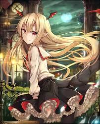 Desktop wallpaper jabami yumeko red eyes cute anime girl. Wallpaper Anime Girls Long Hair Granblue Fantasy Wings Blonde Red Eyes Moon Night Vampires 1690x2094 Nani396 1349627 Hd Wallpapers Wallhere