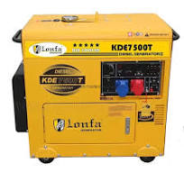 Lonfa Kde6500e Super Silent 6 7 10 12.5 15 kVA Portable Diesel Genset  Generator with ATS