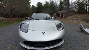 Racing A Tesla Roadster Tesla Roadster P O V Drive Youtube