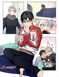 On ice anime images, wallpapers, hd wallpapers, android/iphone wallpapers, fanart, cosplay pictures, screenshots, facebook covers, and many more in its gallery. Pin By Gaelle Babe On Victuri Yuri On Ice Comic Yuri On Ice Yuri