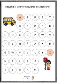 Scooby doo, coyote y correcaminos, winnie the pooh y snoopy. Juego De Atencion Laberintos Del Abecedario