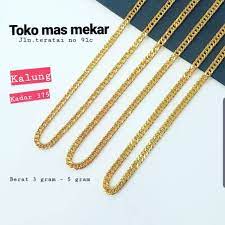 Beberapa model kalung emas terbaru di tahun 2019 ini memiliki bentuk yang tidak hanya simple, tapi juga kekinian. Kalung Emas Asli Kadar 375 Shopee Indonesia