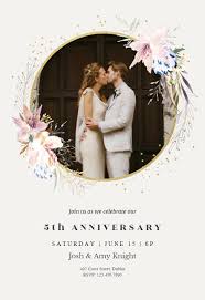 Whimsical Wreath Anniversary Invitation Template Greetings Island 25th Wedding Anniversary Invitations Wedding Anniversary Invitations Anniversary Invitations