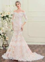 Us 312 00 Trumpet Mermaid Off The Shoulder Court Train Lace Wedding Dress Jj S House Wedding Dresses Asymmetrical Wedding Dress Wedding Dresses For Sale