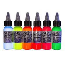 Let the power of temporary tattoos tell your story. Bloodline 6 Color Tattoo Black Light Uv Ink Highlight Set 1 2 Oz Walmart Com Walmart Com