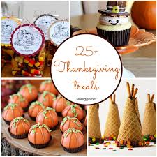 Get the kids in the thanksgiving spirit with a new family tradition! 25 Thanksgiving Treats Nobiggie
