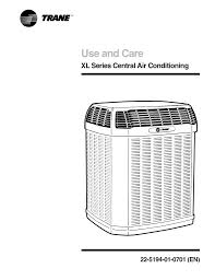 The most common problem your trane furnace encounters the most often is a failure to operate. Trane Xl Series Xl User Manual Manualzz