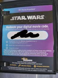 Movies anywhere is a service that lets you sync your movie purchases across participating digital retailers, including microsoft. Star Wars Digital Movie Codes Tv Home Appliances Tv Entertainment Tv Parts Accessories On Carousell