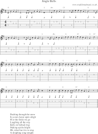 American Old Time Music Scores And Tabs For Guitar Jingle Bells