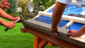 Comment Poser Un Peigne D Egout Pour Une Toiture En Pente Youtube