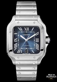 La collezione comprende anche dei cronografi con cassa xl come le varianti a tre lancette, il cronografo santos de cartier è disponibile in oro, bicolore o. Watch Santos De Cartier Accueil Wgsa0011