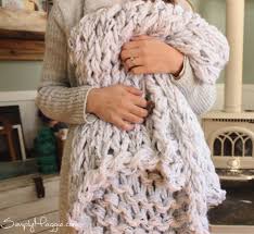 If you don't have a chunky. Knit A Chunky Blanket In 1 Hour With Arm Knitting Simplymaggie Com