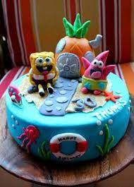Statt dessen haben wir kleine dinosaurier, irre affen und faszinierende haie gesehen. April 2013 Rouladen Kuchen Kuchen Kindergeburtstag Spongebob Torte
