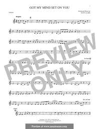 (c) 2004 umlaut corporation, under exclusive licence to calderstone productions limited, a division of universal music group. Got My Mind Set On You George Harrison Von R Clark Noten Auf Musicaneo