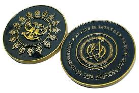 Adjudicator Coin John Wick High Table Cosplay Movie Prop Enamel Highest Quality Unbranded In 2020 John Wick Coins Movie Props High Table