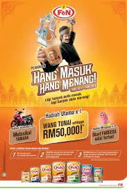 Jus mangga yang aku selalu promote dulu. F N Hang Masuk Hang Menang Contest Win Up To Rm50 000 Cash Malaysia Online And Offline Contest Portal