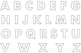 Print out our free stencil letters online for walls and crafts. 10 Best Free Printable Cut Out Letters Printablee Com