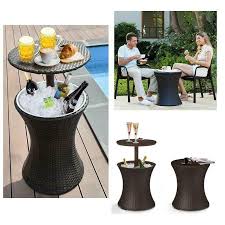 Check spelling or type a new query. Grey Wicker Direct Wicker Outdoor Square Cooler Table Patio Wicker Bar Table With Ice Bucket Bar Tables Tables Kransteiner At