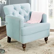 Safavieh Colin Tufted Club Arm Chair Accent Chairs For Living Room Living Room Chairs Club Chairs