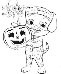 Download and print this free cocomelon coloring page for your kid's activities. Jj Halloween Cocomelon Coloring Page Free Printable Coloring Pages For Kids