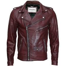 Mens Oxblood Red Slim Classic Brando Leather Biker Jacket Mb1 By Viparo Leather Jacket Men Mens Fleece Jacket Leather Jacket