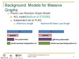 Care to see hundreds of sets on one site. Towards Maximum Independent Sets On Massive Graphs Yu