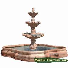 The submersible pumps are usually located in the base of the fountain, along with the water reservoir. 3 Tier Fountain For Garden And Landscape New Home Stone