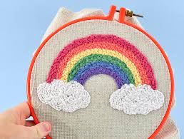 To browse through all the embroidery patterns click on the hoop or browse the individual categories. Rainbow Punch Needle Embroidery Pattern Free Dreamalittlebigger 23 Dream A Little Bigger