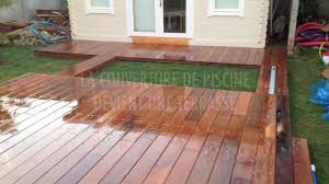 Aquaterra Couverture De Piscine Amovible En Bois Transformable En Terrasse Youtube