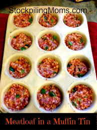 Meatloaf In A Muffin Tin Bright Ideas Pinterest Meatloaf Recipes Meatloaf And Recipes