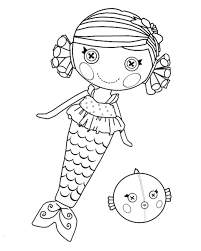 Lalaloopsy Coloring Pages Mermaid Coloring Pages Mermaid Coloring Baby Coloring Pages