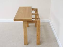 Lichfield Narrow Flip Top Oak Table From Top Furniture Narrow Dining Tables Dining Room Small Oak Dining Table