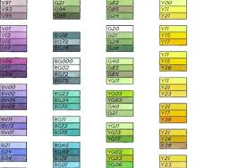 Michelles Mbellishments Favorite Copic Color Combinations