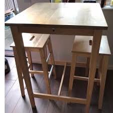 Bedroom furniture, living room, dinning, kitchen, home office, children¡s room, bathroom, outdoor, hallway, organization this monday january 25th, your ikea santo domingo store is open from 9 a.m. Ikea Bar Table And Chairs Shelving Unit Furniture Tables Chairs On Carousell