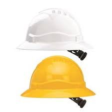 Hard Hats With Lamp Brackets V6 Hard Hat Unvented Full Brim Lamp Bracket Ratchet Harness Pro Choice Safety Gear